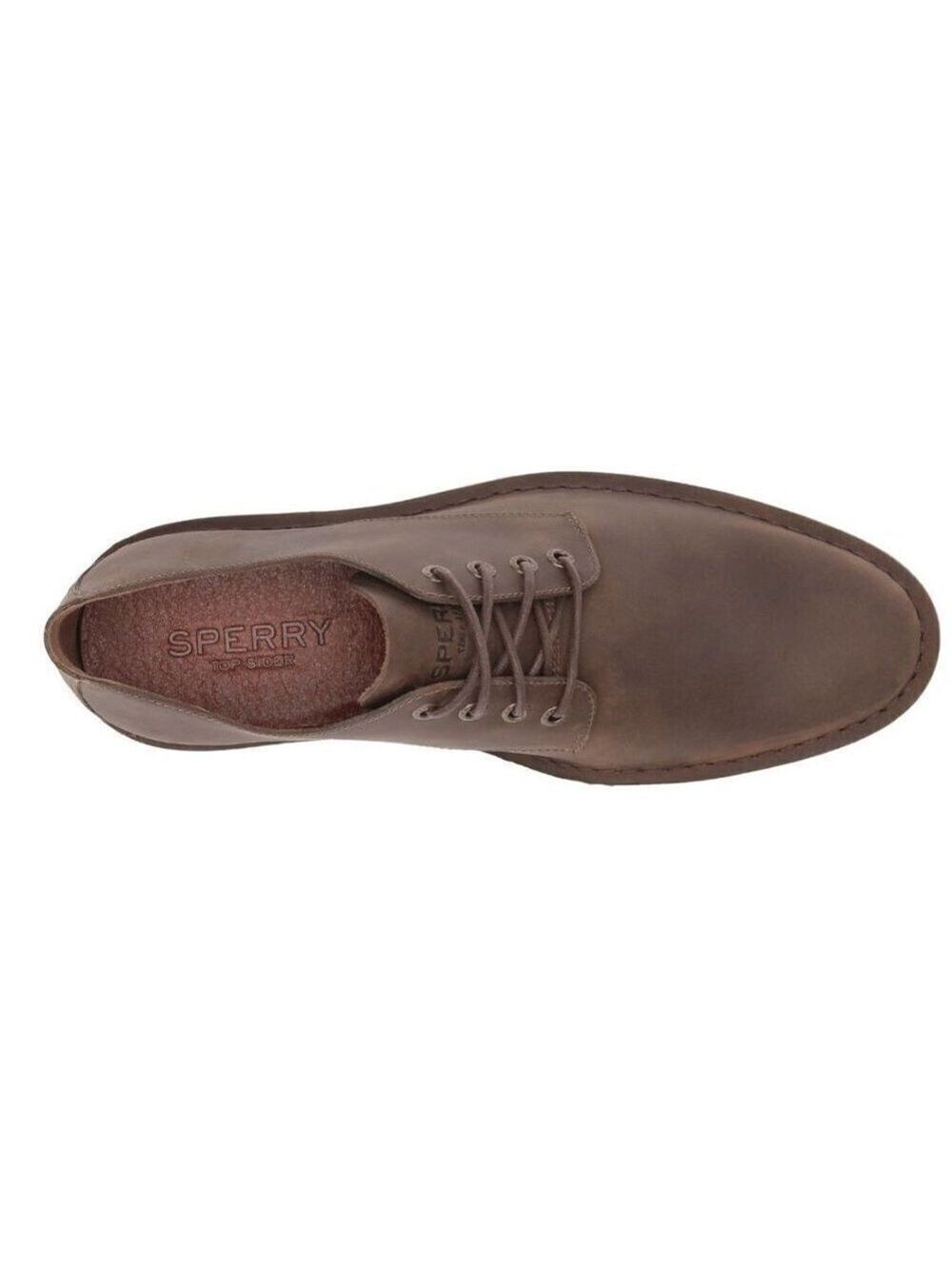 Sperry Top-Sider Harbor OXFORD PLAIN TOE Men's LEATHER BROWN SHOE 10.5 M